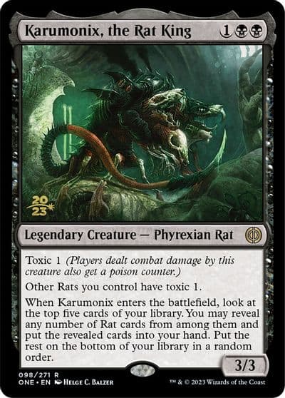 Karumonix the Rat King Prerelease Cards Magic card