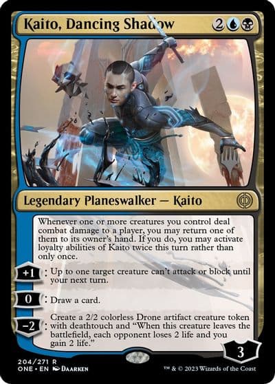 Kaito Dancing Shadow Promo Pack: Phyrexia: All Will Be One Magic card