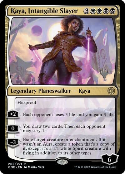 Kaya Intangible Slayer Promo Pack: Phyrexia: All Will Be One Magic card