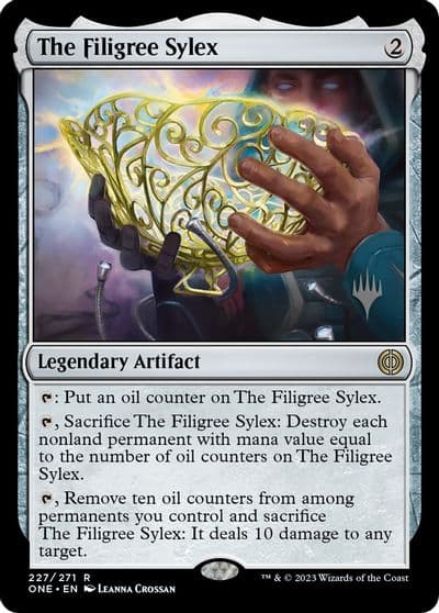 The Filigree Sylex Promo Pack: Phyrexia: All Will Be One Magic card