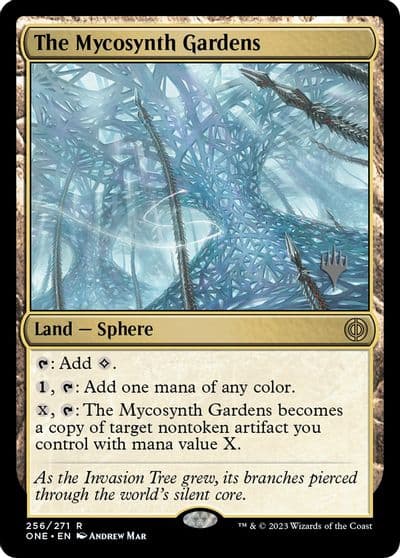 The Mycosynth Gardens Promo Pack: Phyrexia: All Will Be One Magic card