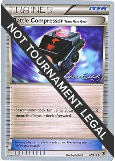 Battle Compressor (Team Flare Gear) - 2016 (Jesper Eriksen) World Championship Decks Pokemon card