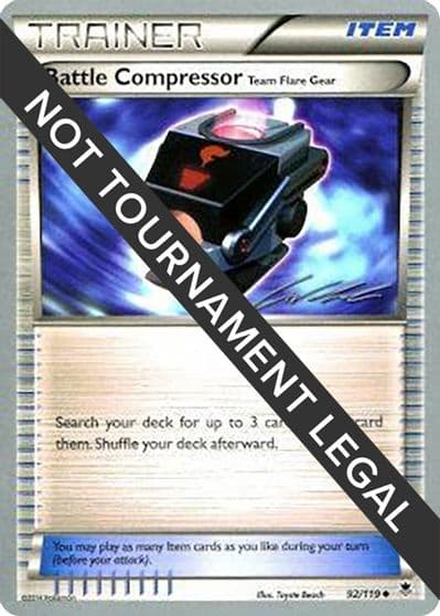 Battle Compressor (Team Flare Gear) - 2016 (Cody Walinski) World Championship Decks Pokemon card