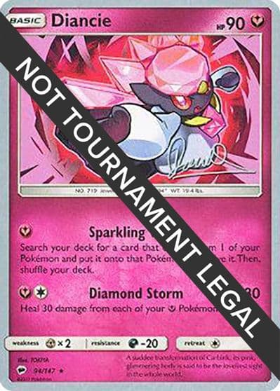 Diancie - 2017 (Diego Cassiraga) World Championship Decks Pokemon card