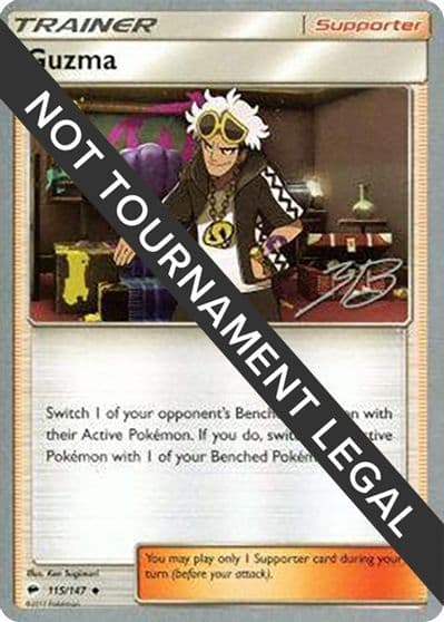 Guzma - 2017 (Zachary Bokhari) World Championship Decks Pokemon card