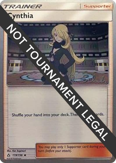 Cynthia - 2018 (Robin Schulz) World Championship Decks Pokemon card