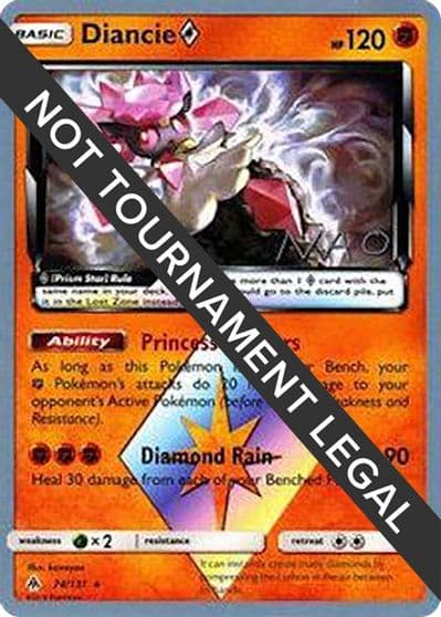 Diancie Prism Star - 2018 (Naohito Inoue) World Championship Decks Pokemon card