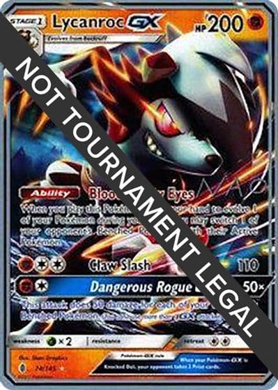 Lycanroc GX - 2018 (Naohito Inoue) World Championship Decks Pokemon card