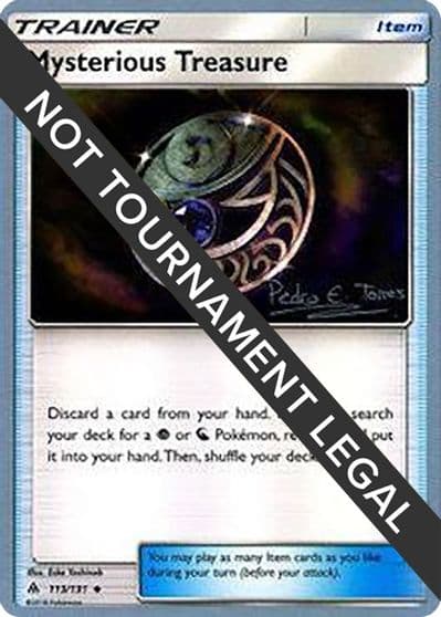 Mysterious Treasure - 2018 (Pedro Eugenio Torres) World Championship Decks Pokemon card