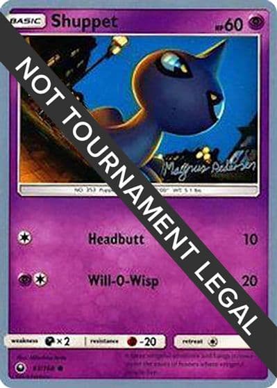 Shuppet - 2018 (Magnus Pedersen) World Championship Decks Pokemon card
