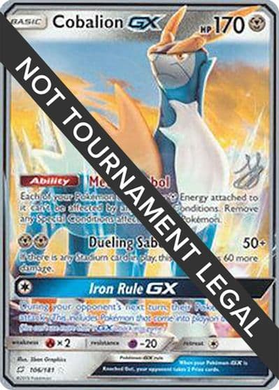 Cobalion GX - 2019 (Henry Brand) World Championship Decks Pokemon card