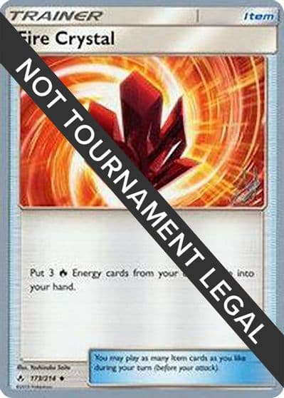 Fire Crystal - 2019 (Henry Brand) World Championship Decks Pokemon card