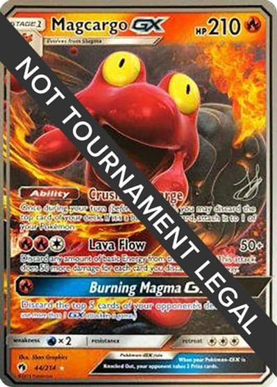 Magcargo GX - 2019 (Henry Brand) World Championship Decks Pokemon card