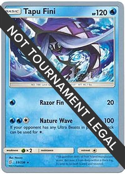 Tapu Fini - 2019 (Haruki Miyamoto) World Championship Decks Pokemon card