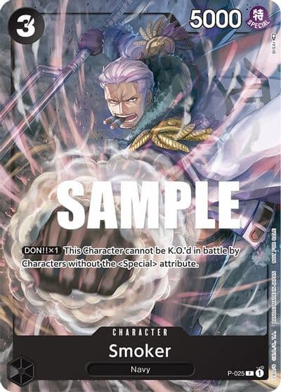 Smoker Pre Release One Piece Promotion Cards One Piece card
