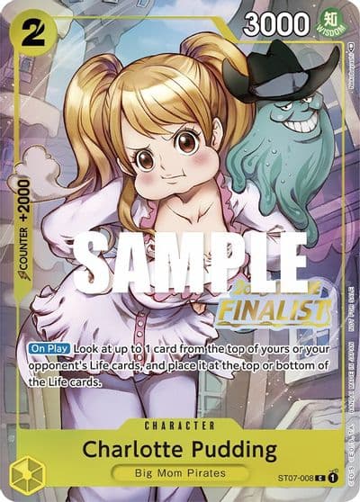 Charlotte Pudding Online Regional 2023 Finalist One Piece Promotion Cards One Piece card