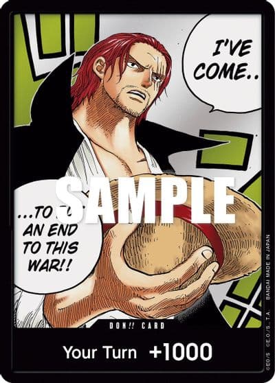 DON Card Manga Paramount War One Piece card