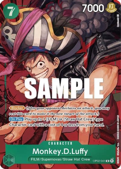 MonkeyDLuffy 041 Alternate Art Paramount War One Piece card