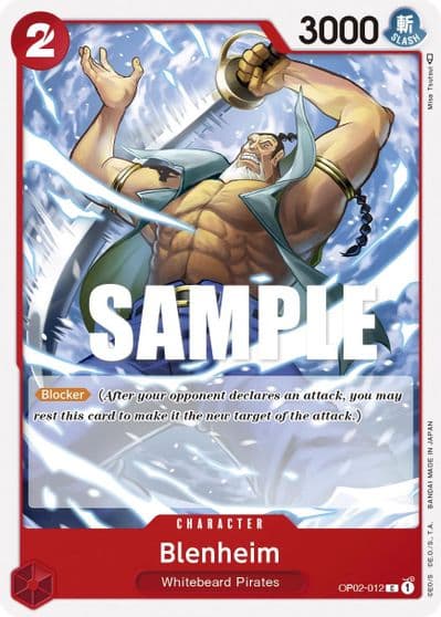Blenheim Paramount War One Piece card