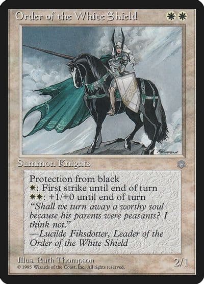 Order of the White Shield Ice Age Magic card