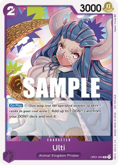 Ulti Promotion Pack 2023 One Piece Promotion Cards One Piece card