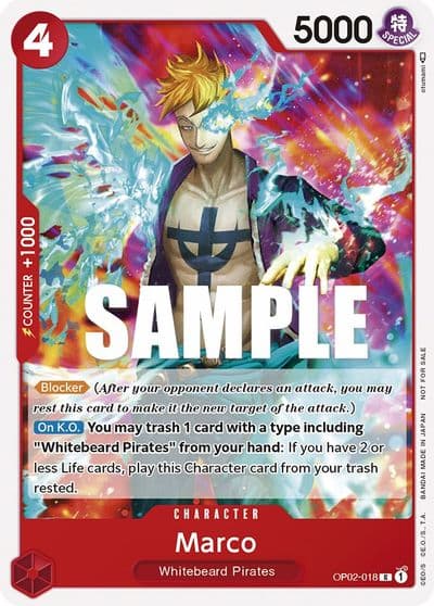 Marco Promotion Pack 2023 One Piece Promotion Cards One Piece card