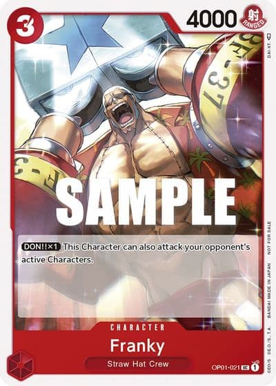Franky Tournament Pack Vol 2 One Piece Promotion Cards One Piece card