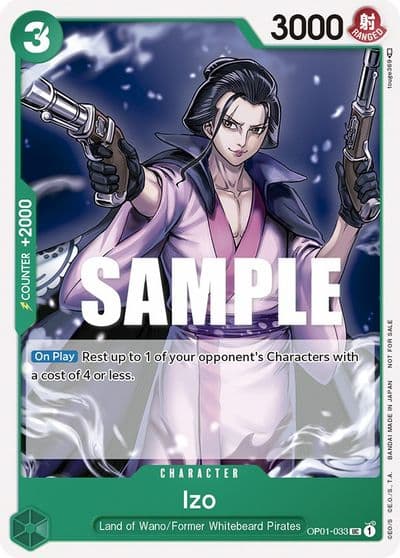 Izo Tournament Pack Vol 2 One Piece Promotion Cards One Piece card