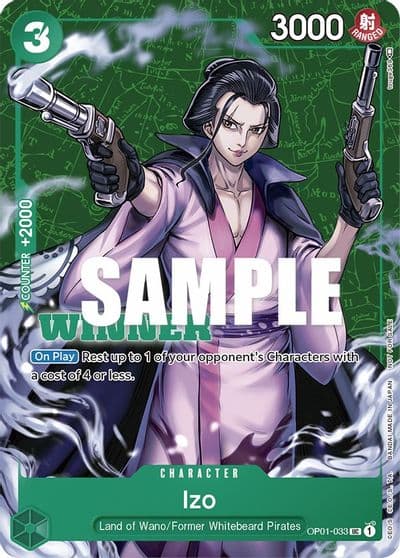 Izo Tournament Pack Vol 2 Winner One Piece Promotion Cards One Piece card