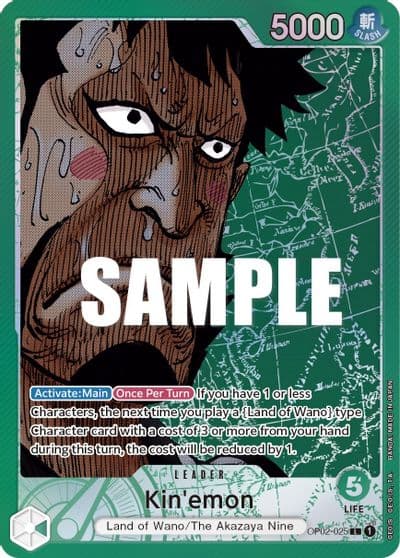 Kinemon Alternate Art Paramount War One Piece card