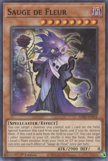 Sauge de Fleur Structure Deck: Beware of Traptrix Yu-Gi-Oh! card