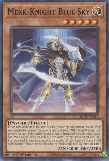 Mekk Knight Blue Sky Structure Deck: Beware of Traptrix Yu-Gi-Oh! card