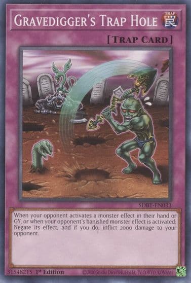 Gravediggers Trap Hole Structure Deck: Beware of Traptrix Yu-Gi-Oh! card