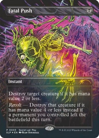 Fatal Push Secret Lair Showdown Magic card
