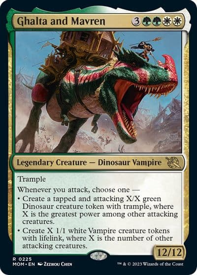 Ghalta and Mavren March of the Machine Magic card