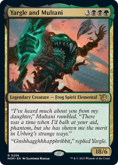 Yargle and Multani March of the Machine Magic card