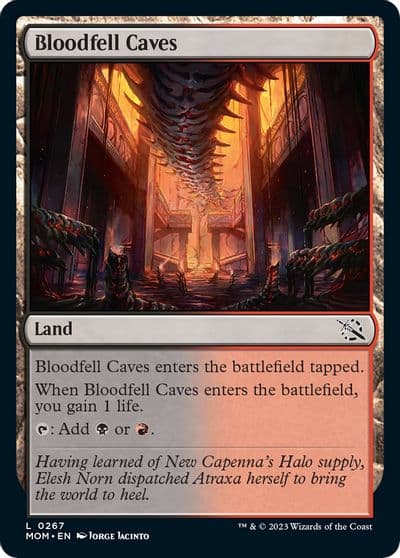 Bloodfell Caves March of the Machine Magic card