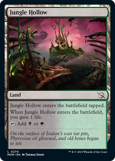 Jungle Hollow March of the Machine Magic card