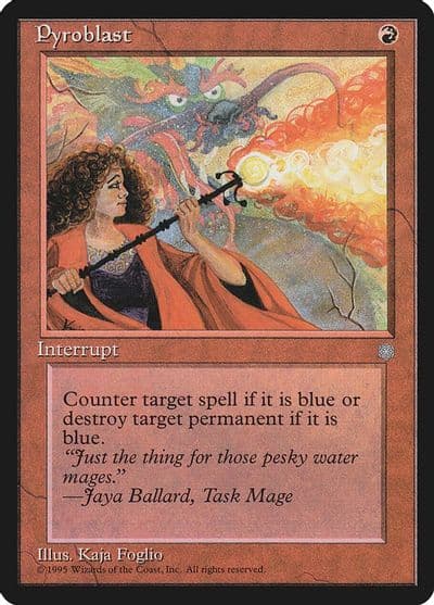 Pyroblast Ice Age Magic card