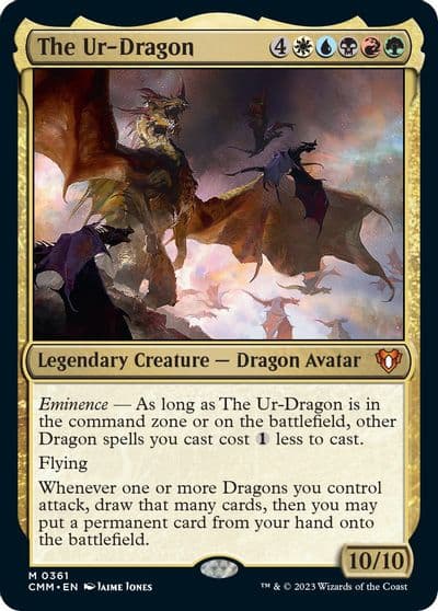 The Ur Dragon Commander Masters Magic card