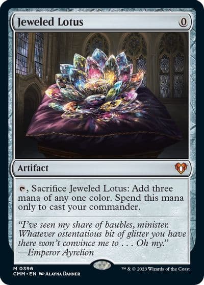 Jeweled Lotus Commander Masters Magic card