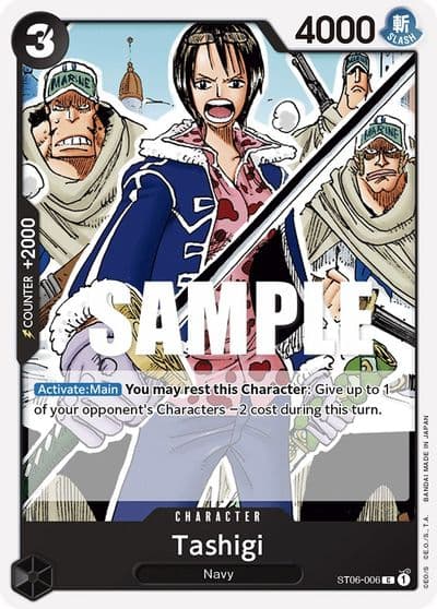Tashigi Starter Deck 6: Absolute Justice One Piece card