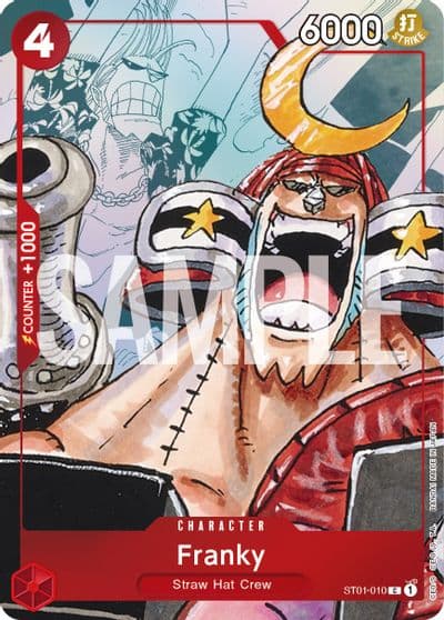 Franky ST01 010 Alternate Art One Piece Promotion Cards One Piece card