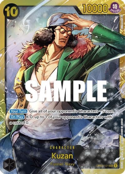 Kuzan 121 Paramount War One Piece card