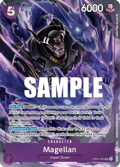 Magellan 085 Alternate Art Paramount War One Piece card
