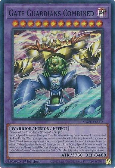 Gate Guardians Combined Maze of Memories Yu-Gi-Oh! card
