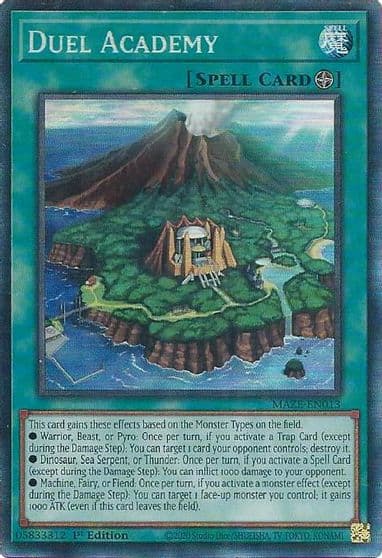 Duel Academy CR Maze of Memories Yu-Gi-Oh! card