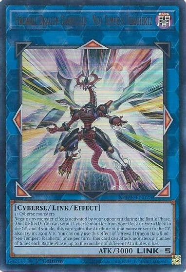 Firewall Dragon Darkfluid Neo Tempest Terahertz Maze of Memories Yu-Gi-Oh! card