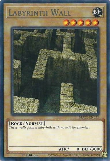 Labyrinth Wall Maze of Memories Yu-Gi-Oh! card