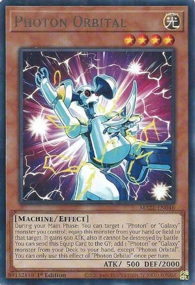 Photon Orbital Maze of Memories Yu-Gi-Oh! card